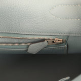 Vintage Hermes Shoulder Kelly 42 JPG Ciel Clemence Palladium Hardware