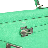 Hermes Kelly Retourne 25 Vert Comics Togo Palladium Hardware - Thumbnail View 7