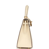 Hermes Kelly Sellier 25 Nata Epsom Gold Hardware - Thumbnail View 3