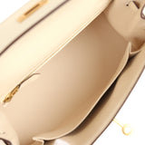 Hermes Kelly Sellier 25 Nata Epsom Gold Hardware - Thumbnail View 8