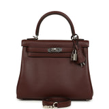 Hermes Kelly Retourne 25 Terre Cheri Palladium Hardware - Thumbnail View 1