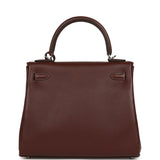 Hermes Kelly Retourne 25 Terre Cheri Palladium Hardware - Thumbnail View 4