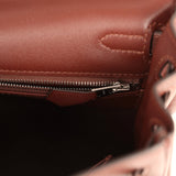 Hermes Kelly Retourne 25 Terre Cheri Palladium Hardware - Thumbnail View 9