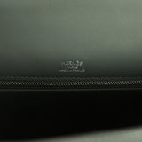 Hermes Kelly Sellier 25 Vert Mangrove and Ecru & Vert Amande Toile H Canvas Palladium Hardware - Thumbnail View 7