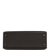 Hermes Kelly Sellier 25 Bai Brun Madame Gold Hardware - Thumbnail View 6