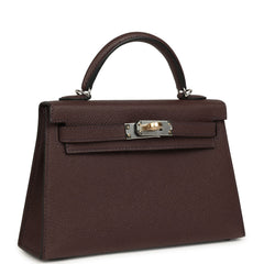Hermes Kelly Sellier 20 Rouge Sellier Epsom Electrum Hardware