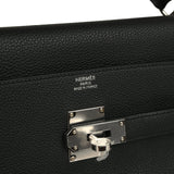 Hermes Kelly 42 Maxi Black Togo Palladium Hardware - Thumbnail View 7