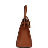 Hermes Kelly Sellier 25 Fauve Barenia Gold Hardware - Thumbnail View 3