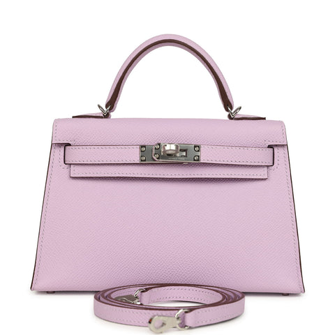 Hermes Kelly Sellier 20 Guimauve Epsom Palladium Hardware