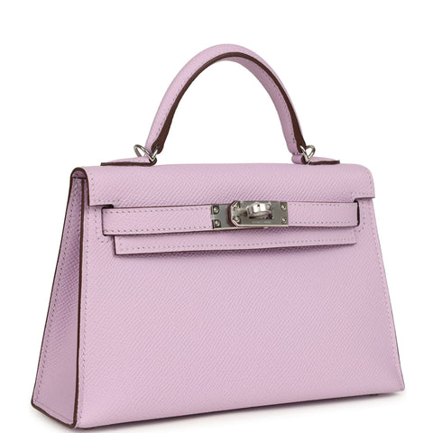 Hermes Kelly Sellier 20 Guimauve Epsom Palladium Hardware