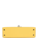 Hermes Kelly Sellier 20 Jaune Mango Epsom Palladium Hardware - Thumbnail View 6