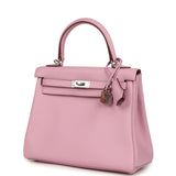 Hermes Kelly Retourne 25 Mauve Sylvestre Swift Palladium Hardware - Thumbnail View 5