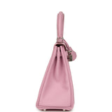 Hermes Kelly Retourne 25 Mauve Sylvestre Swift Palladium Hardware - Thumbnail View 3