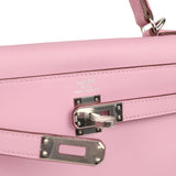Hermes Kelly Retourne 25 Mauve Sylvestre Swift Palladium Hardware - Thumbnail View 7