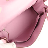 Hermes Kelly Retourne 25 Mauve Sylvestre Swift Palladium Hardware - Thumbnail View 8