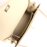 Hermes Kelly Sellier 25 Craie Epsom Electrum Hardware
