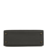 Hermes Kelly Sellier 25 Graphite Epsom Gold Hardware - Thumbnail View 6