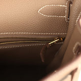 Hermes Kelly Retourne 32 Etoupe Togo Gold Hardware - Thumbnail View 9