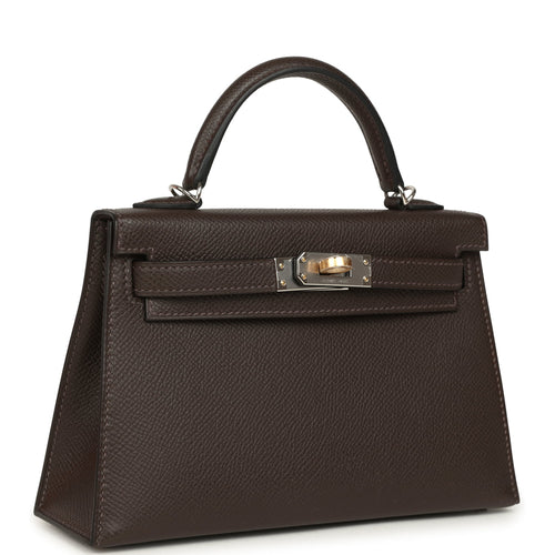 Hermes Kelly Sellier 20 Ebene Epsom Electrum Hardware