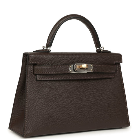 Hermes Kelly Sellier 20 Ebene Epsom Electrum Hardware