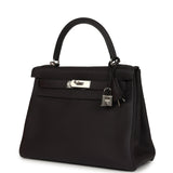 Hermes Kelly Retourne 28 Prunoir Clemence Palladium Hardware - Thumbnail View 5
