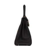 Hermes Kelly Retourne 28 Prunoir Clemence Palladium Hardware - Thumbnail View 3
