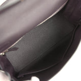 Hermes Kelly Retourne 28 Prunoir Clemence Palladium Hardware - Thumbnail View 8