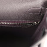Hermes Kelly Retourne 28 Prunoir Clemence Palladium Hardware - Thumbnail View 9