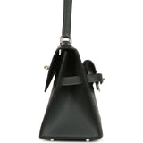 Hermes Kelly Sellier En Desordre 20 Vert Fonce Epsom Palladium Hardware - Thumbnail View 5