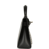 Hermes Kelly Sellier 20 Clouté Black Box Palladium Hardware - Thumbnail View 3