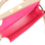 Hermes Special Order (HSS) Kelly Sellier 20 Graphite Verso Ostrich Permabrass Hardware - Thumbnail View 8
