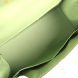 Pre-owned Hermes Kelly Sellier 28 Vert Criquet Epsom Gold Hardware - Thumbnail View 8