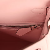 Hermes Kelly Retourne 25 Rose Sakura Swift Palladium Hardware - Thumbnail View 9