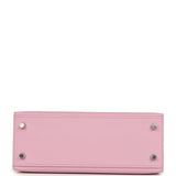 Hermes Kelly Sellier 25 Mauve Sylvestre Epsom Palladium Hardware - Thumbnail View 6