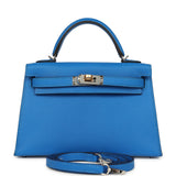 Hermes Kelly Sellier 20 Bleu Hydra Epsom Electrum Hardware - Thumbnail View 1