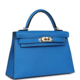 Hermes Kelly Sellier 20 Bleu Hydra Epsom Electrum Hardware - Thumbnail View 2