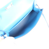 Hermes Kelly Sellier 20 Bleu Hydra Epsom Electrum Hardware - Thumbnail View 8