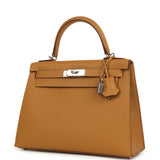 Hermes Kelly Sellier 28 Sesame Epsom Palladium Hardware - Thumbnail View 5