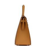 Hermes Kelly Sellier 28 Sesame Epsom Palladium Hardware - Thumbnail View 3