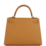 Hermes Kelly Sellier 28 Sesame Epsom Palladium Hardware - Thumbnail View 4