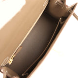 Hermes Kelly Sellier 25 Etoupe Epsom Gold Hardware - Thumbnail View 8