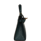 Hermes Kelly Sellier 20 Vert Rousseau Matte Alligator Gold Hardware - Thumbnail View 3