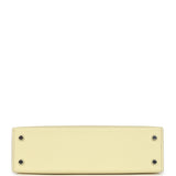 Hermes Kelly Sellier 20 Jaune Milton Epsom Palladium Hardware