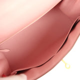 Pre-owned Hermes Special Order (HSS) Kelly Sellier 28 Rose Sakura and Rose Extreme Chevre Brushed Gold Hardware - Thumbnail View 8