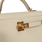 Hermes Kelly Sellier 20 Craie Epsom Gold Hardware - Thumbnail View 7