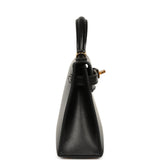 Hermes Kelly Sellier 20 Black Box Gold Hardware - Thumbnail View 3