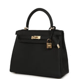 Hermes Kelly Retourne 25 Black Togo Permabrass Hardware Payment 2 for EC - Thumbnail View 5