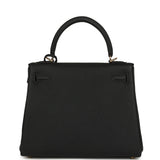 Hermes Kelly Retourne 25 Black Togo Permabrass Hardware Payment 2 for EC - Thumbnail View 4