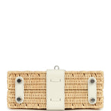 Hermes Mini Picnic Kelly 20 White Swift Palladium Hardware - Thumbnail View 6
