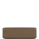 Pre-owned Hermes Kelly Sellier 20 Etoupe Epsom Palladium Hardware - Thumbnail View 6